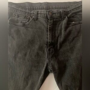 Levi's Men's 36W 31L Black Straight leg Jeans